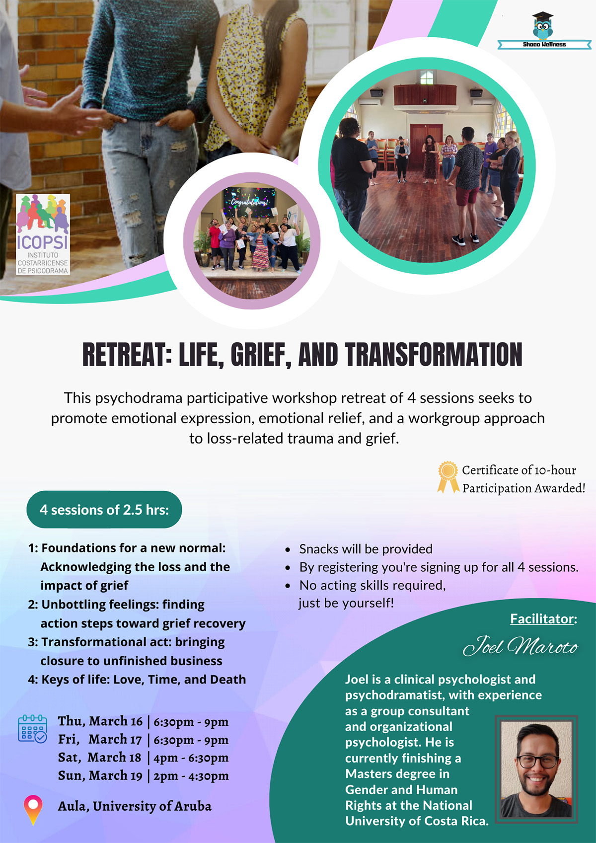 Shoco Wellness Retreat: Life, Grief and Transformation